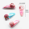 TANLOMY Hair Clip Little Girl Hair Clips Flower Pins Clips Hair Clips for Toddlers Barrettes and Girls Bow Snap Clips wi