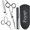 Fcysy Hair Cutting Scissors Set Barber Scissors Thinning Shears Professional Salon Haircutting Tools