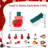 PH PandaHall 22pcs Christmas Hair Clips 11 Style Christmas Santa Hairpins Christmas Tree Snowman Hair Clips Holiday Hair Accessories for Xmas Decorat online at globaldelivered