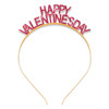 PHALIN Valentines Day Headbands for Women Enamel HAPPY VALENTINES DAY Hairbands Sweet Holiday Party Valentines Day Gifts