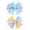 Easter Bunny Large Hair Bows Cartoon Easter Egg Rabbit Pattern Hair Clips Boutique Headdress Hair Accessories for Kids G