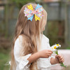 Easter Bunny Large Hair Bows Cartoon Easter Egg Rabbit Pattern Hair Clips Boutique Headdress Hair Accessories for Kids G