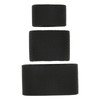 Estink Clipper Bands Pack of 3 Professional Black Silicone Slip Heat Electric Clipper Protective Electric Clipper Bands