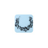 Teyglen Bride Wedding Rhinestone Hair Vine Bridal Black Crystal Headband Gothic Crystal Hair Piece Hair Accessories Vint