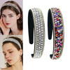SHEHARUHI 2 Pieces Fashion Rhinestone Headbands Gorgeous Crystal Hair Accessories Glitter Sparkly Diamond Headbands for