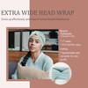 Huachi Wide Headbands for Women Non Slip Ribbed Knit Boho Turban Styled Headband Soft Elastic Hair Bands for Womens Hair