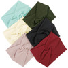 Huachi Wide Headbands for Women Non Slip Ribbed Knit Boho Turban Styled Headband Soft Elastic Hair Bands for Womens Hair