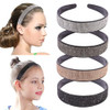 Cutewing Rhinestone Headbands for Women Fashion Jeweled Headbands High Elastic Glitter Headband Comfortable Sparkly Hair