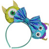 Bolonar Monsters Mouse Ears Headband for Women Sequin Mouse Ears Headband Halloween Headbands Mouse Ears for Adult Blue