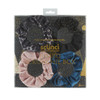 The Original Scrunchie Luxury Velvet Gift Set Includes 4 Unique Scrunchies Leopard Black Pink Teal in Acrylic Presentati