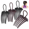 Lurrose French Hair Accessories Ponytail Holder Hair Comb Headdress Side Comb Hairpins for Women