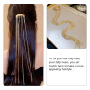 DRESSOOS Womens Tassel Hair Clip with Gold Fringe Headpiece Claw Clips Hair Barrettes Ponytail Holder and Hair Jewelry