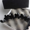 Lurrose Banana Hair Clips Toothed Ponytail Holder Strong Tension Hair Claw Flower Barrette for Women GirlsBlack