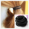 Spiral No Crease Phone Cord Elastic Coil Hair Ties 100 Pcs Colorful for Women Girls