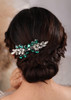 BERYUAN Bridal Hair Accessories Rhinestone Crystal Side Comb for Wedding Women and Girls black