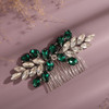 BERYUAN Bridal Hair Accessories Rhinestone Crystal Side Comb for Wedding Women and Girls black
