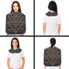 Professional Hair Capes for Dyeing Haircutting Oilproof Salon Barber Cape Antistatic Black