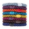 Colorful Hair Ties for Thick Hair Grab Go Ponytail Holders 8 Pack Fall Thick NoCrease Bands with Strong Hold DamageFree