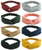 QandSweet Women and Little Girls Stretchy Headbands Teens Cross Hairband for Fashion Shampoo Sports Girl Head 4050CM