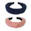 GETACOTA 12 Pieces Knot Headbands Boho Bands Criss Cross Twisted Head Bands Bowknot Hair Scrunchies Scarf Chiffon Satin