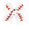 Girls Cheerleader Jumbo Bow Ponytail Holder Hairbow Girl Teen Hair Accessories JB81 Hair ClipWhite
