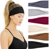 Huachi Womens Headbands Non Slip Headbands for Womens Hair Fashion Head Band Workout Yoga Sports Exercise Sweatbands Sum