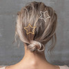 PAGOW 12PCS Star Hair Clip Valentine Pin Exquisite Hollow Barrettes Chic Metal Clamp Fashion y2k Headpieces Decoration S