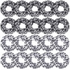 20 Pieces Soccer Hair Scrunchies Soccer Hair Ties Sport Elastic Silk Satin Scrunchies Accessories for Women Player TeamW