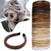Hairro Braided Headband With Teeth Braids Fishtail Braids Hairband With Tooth Synthetic Fish Tail Hair Band Women Plaite