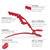 Alligator Hair Clips for Styling Sectioning 12 Pcs Premium Large Nonslip Blow Cutting Curl Thick Hair Professional Salon
