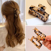 Textention Hair Claw Clip 3 Inch Tortoise Shell Cellulose Acetate French Design Rectangle Hair Clip for Women Ladies Gir