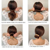 JDXN 6 Pieces Shining Flower Hair Bun Makers Twist Bun Accessories with French Hairstyle for Girls Mixed Color Set 1