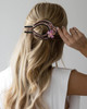 CROWN GUIDE Large Duckbill Hair Clips for Thick Hair Ponytail clip Flower Claw Clip for Thin Hair With Rhinestones Diamo