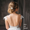 Elegant White Flower Hair Clips for Women Decorative Hair Barrettes with the Appearance of White Magnolia Flower Hair Ba
