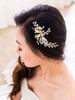 Jakawin Rhinestone Bride Wedding Hair Pice Crystal Hair Comb Bridal Hair Accessories for Women HC088 Silver