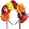 MultiColor Flower Headband 1 Count Perfect for Festivals Events Everyday Fashion Enchantment