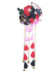 CRB Fashion Womens Kimono Traditional Tsumami Kanzashi Outfit Wedding Japanese Asian Yukata Hair Tie Flower Floral Fan B