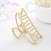 Emoly 3 Pack Large Metal Claw Clips Hollow Nonslip Hair Catch Jaw Clamp for Women Girls Hair Barrette for Fixing Hair Si