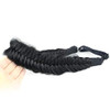 BOBIYA Wide Fishtail Headband for Women Synthetic Hair Plaited Braids Elastic Stretch Fishtail Headband Golden Brown
