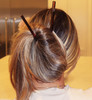 Camila Paris AD282 French Twist Stick Hair Pin Set of 2 Tortoise Shell Girls Chopsticks Hair Pins for Girls Spiral Updo
