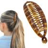 Camila Paris CP1040 French Large Banana Clip Hair Comb Classic Banana Clips Hair for Thick Hair Ponytail Holder Interloc