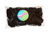 Syleia Hair Ties Pack of 100 Black Color Elastic Band Ponytail Holders Elastic Ribbon Hair Band Crease Free Hand Knotted