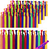 Syleia Hair Ties Pack of 100 Fruit and Berry Color Collection Elastic Band Ponytail Holders Elastic Ribbon Hair Band Cre