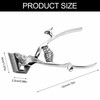 TeamManagement 1 Pcs Old Fashion Manual Clipper Haircut Hand Push Low Noise NonElectric Hair Cutter by PIAOPIAONIU