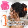 RC ROCHE 6 Pcs Octopus Hair Claw Clip for Women Thick Hair Round Jaw Pumpkin Jumbo Extra Big Cute Slip Secure Grip Stron