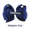 DEEKA 16 PCS 4 Handmade Hair Bow Grosgrain Ribbon Solid Color Hair Bow Alligator Clips Hair Accessories for Little Teen