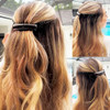 Camila Paris CP3018 French Hair Barrette Clip for Girls Tortoise Shell Rubberized Metal Clasp Strong Hold Grip Hair Clip