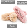 SEVEN LUCKY LIGHT Hair Clip 7 Pcs 45 Fuzzy Claw Clips for Thick Hair Cute Fuzzy Clip for Women Girls Soft Hair Clips
