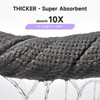 Umisleep 3 Pack Microfiber Hair Towel Wrap for Curly Hair Super Absorbent Hair Drying Towel for Women Kids Hair Care Acc