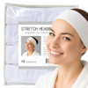 APPEARUS Disposable Headbands without Closure Stretch Cotton Cloth Spa Facial Headband 48 Count